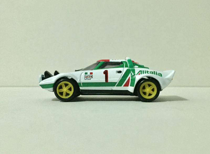Illustration for article titled Tomica Thursday: Lancia Stratos HF Rally by Tomica Premium